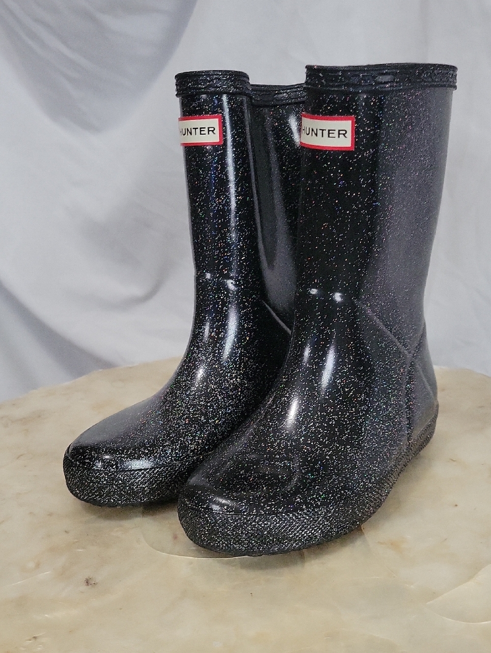 Hunter Kids First Classic Starcloud rain boots SZ little girls 13